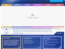 Tablet Screenshot of mercycollegesligo.ie